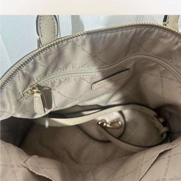 Michael Kors Tan Satchel Bag with Gold Hardware - Picture 2 of 2